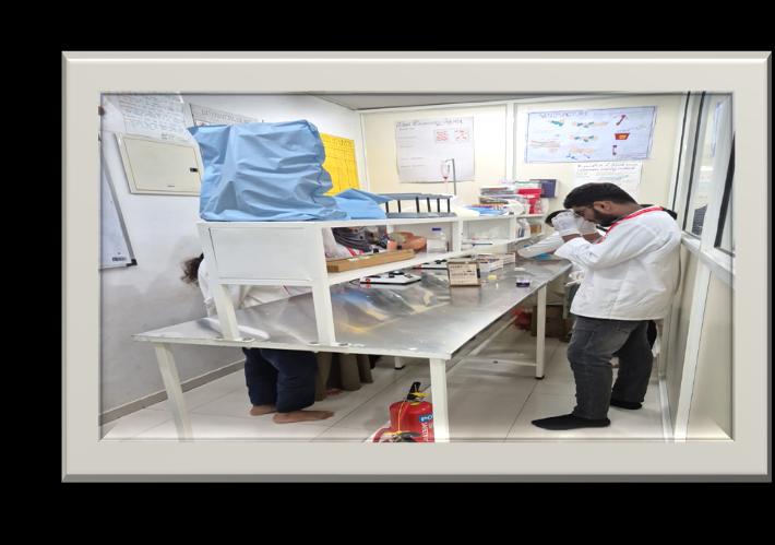 Practical training demonstration
